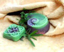 Lavendel-Pfefferminzseife
